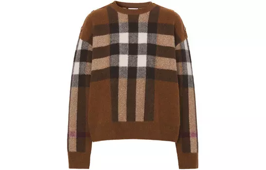 Свитер женский кашемировый Burberry, темно-коричневый