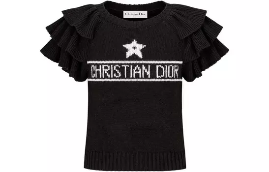 Свитер женский кашемировый Dior, черный