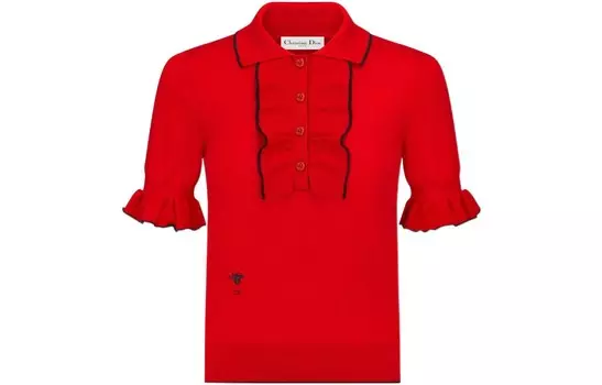 Свитер женский кашемировый Dior, красный