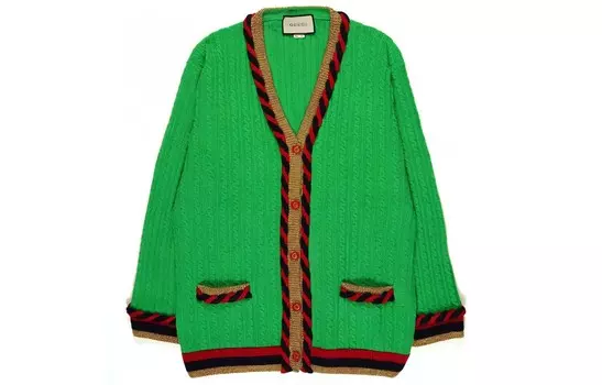 Свитер женский кашемировый Gucci, зеленый