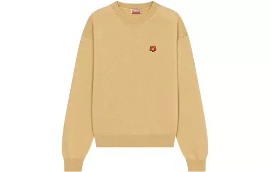 Свитер женский кашемировый Kenzo, светло-кофейный