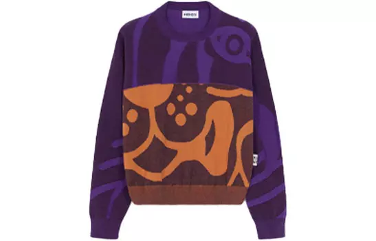 Свитер женский Kenzo, фиолетовый