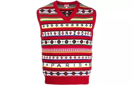 Свитер женский Kenzo, красный