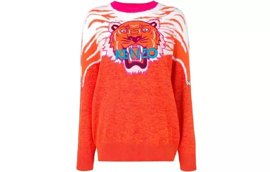 Свитер женский Kenzo, оранжевый