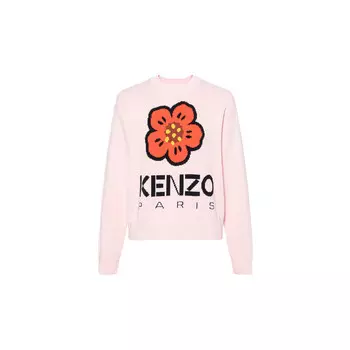 Свитер женский Kenzo с принтом, розовый
