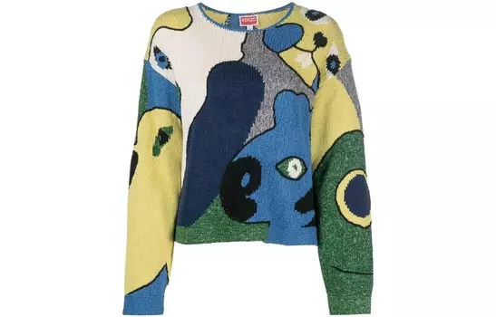 Свитер женский Kenzo, зеленый