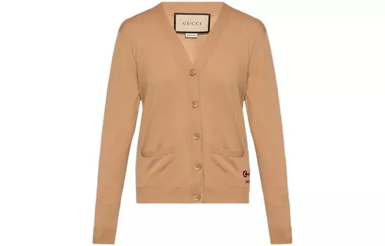 Свитер женский коричневый Gucci