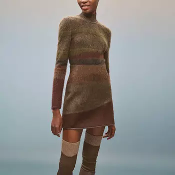 Свитер женский коричневый Hermes