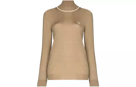 Свитер женский коричневый Loewe