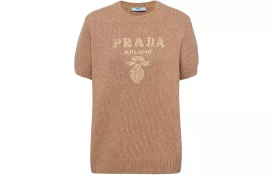 Свитер женский коричневый Prada