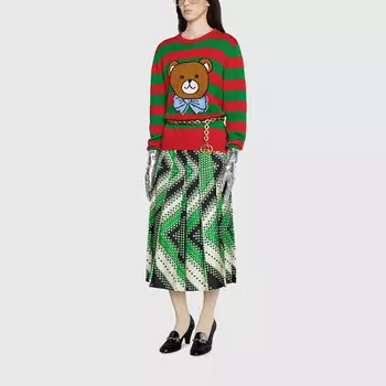 Свитер женский красный Gucci