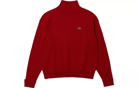 Свитер женский красный Lacoste