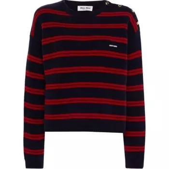 Свитер женский красный Miu Miu