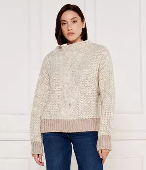 Свитер женский Liu Jo вязаный, бежевый