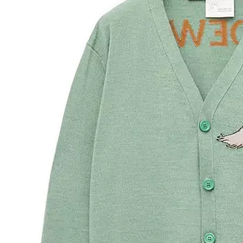 Свитер женский Loewe кашемировый, зеленый