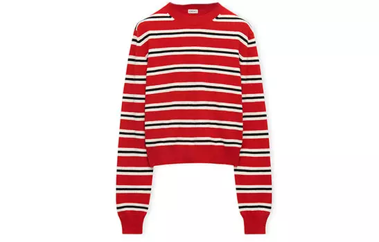 Свитер женский Loewe, красный / белый