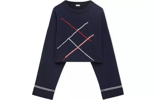 Свитер женский Loewe, темно-синий