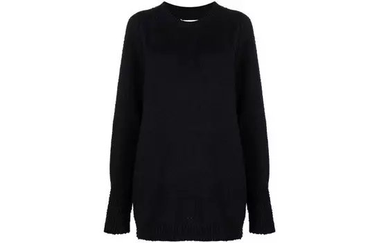 Свитер женский Maison Margiela удлиненный, черный