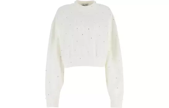 Свитер женский Miu Miu, белый