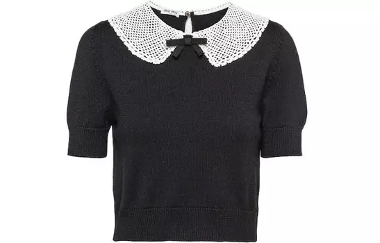 Свитер женский Miu Miu, черный