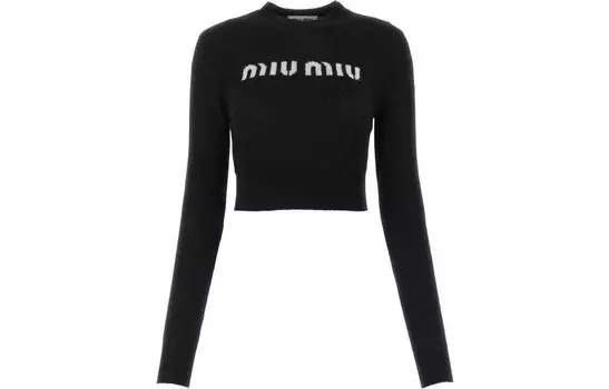 Свитер женский Miu Miu, черный