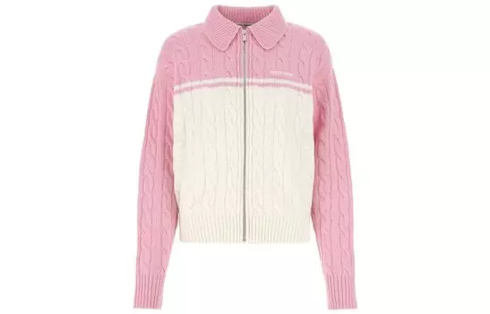 Свитер женский Miu Miu кашемировый, розовый