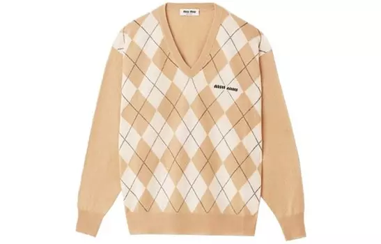 Свитер женский Miu Miu, коричневый