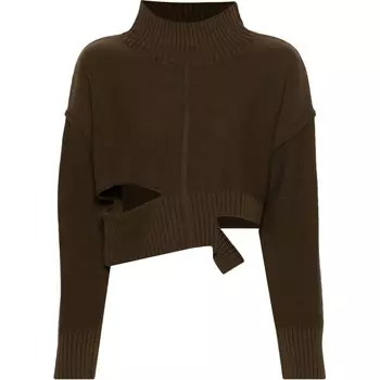 Свитер женский Mm6 Maison Margiela, оливково-зеленый