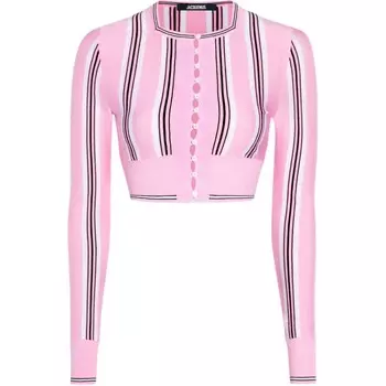 Свитер женский многоцветный розовый Jacquemus