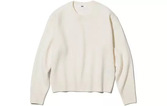 Свитер женский молочно-белый Uniqlo