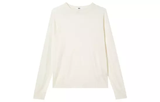 Свитер женский молочно-белый Uniqlo