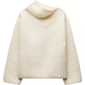 Свитер женский натурального цвета ZARA, Natural