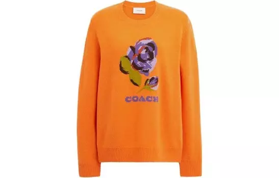 Свитер женский оранжевый Coach