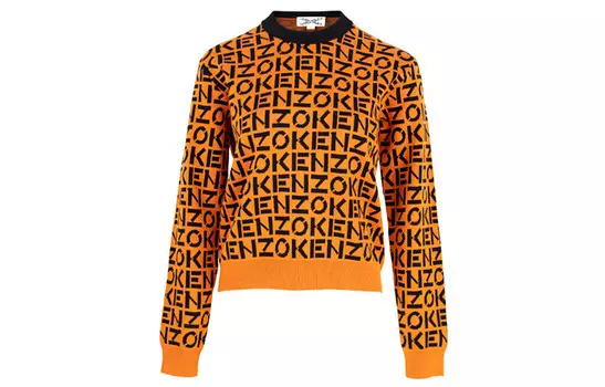 Свитер женский оранжевый Kenzo