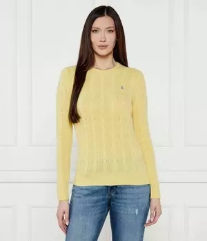 Свитер женский Polo Ralph Lauren вязаный, желтый