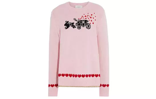Свитер женский розовый Coach