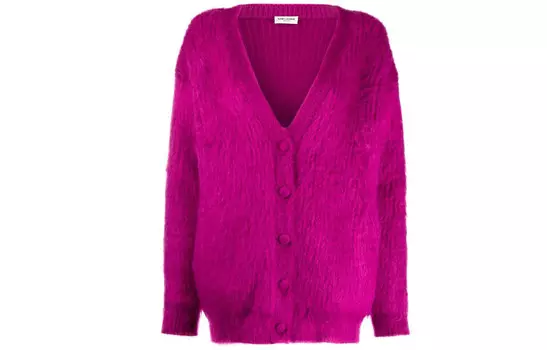 Свитер женский Saint Laurent, фиолетовый