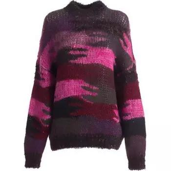 Свитер женский Saint Laurent, розовый / фиолетовый