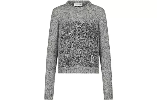 Свитер женский серый Dior