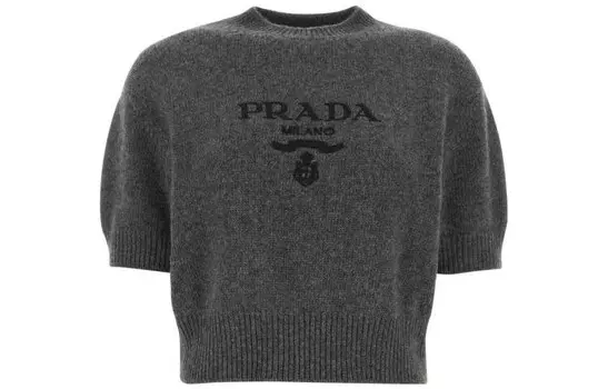 Свитер женский серый Prada