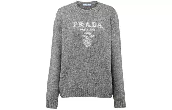 Свитер женский серый Prada