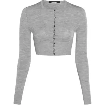 Свитер женский серый/серый Jacquemus