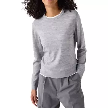 Свитер женский серый Uniqlo