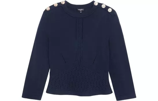 Свитер женский синий Chanel