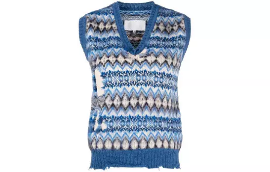 Свитер женский синий Maison Margiela