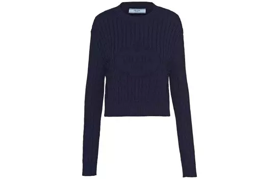 Свитер женский синий Prada