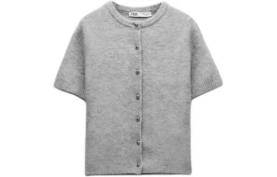 Свитер женский средне-серый Zara
