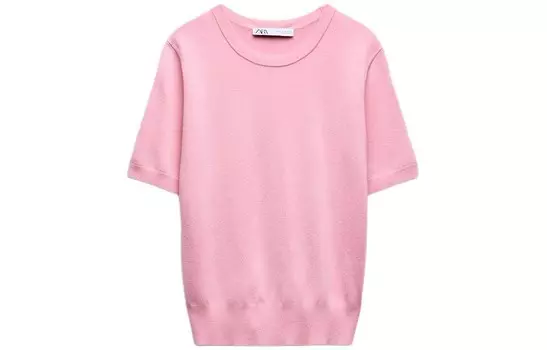 Свитер женский средний розовый Zara