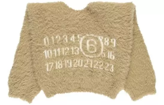 Свитер женский светло-бежевый Mm6 Maison Margiela