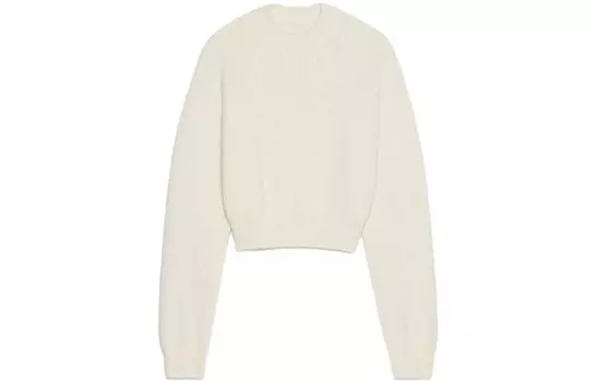 Свитер женский светло-бежевый/светло-бежевый Jacquemus